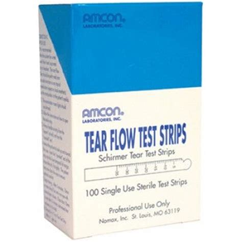 tear test w|which test measures tear flow.